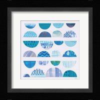 Half Moon Abstract II Framed Print