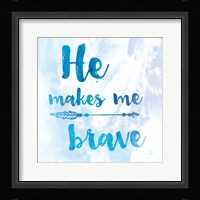 Words of Faith III Framed Print