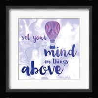 Words of Faith I Framed Print