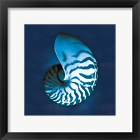 Cyanotype Sea I Framed Print