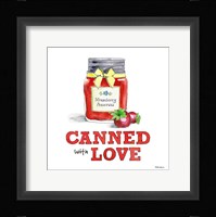 Fresh From the Garden VII No Border Sq Framed Print