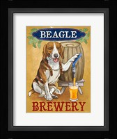 Beer Dogs IV Framed Print