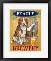 Beer Dogs IV Framed Print