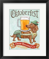 Beer Dogs III Framed Print