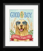 Beer Dogs II Framed Print