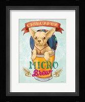 Beer Dogs I Framed Print