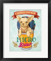 Beer Dogs I Framed Print