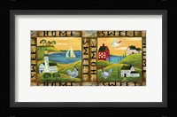 Home Sweet Home Country Folk Art Fine Art Print