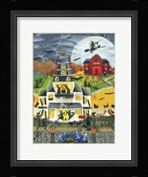 Black Cat Crossing Fine Art Print