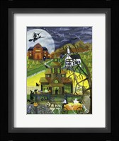 Haunted Hay Ride By Witch House Fine Art Print