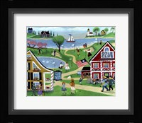 Folk Art Golf Putt Putt Inn Fine Art Print