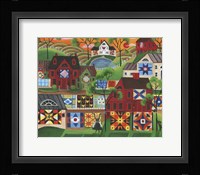 Mama's Colorful Quilts Fine Art Print