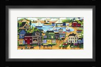 Old Village Yesteryear Fine Art Print