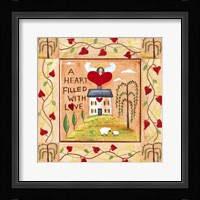 A Heart Filled With Love 1 Framed Print