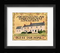 Bless Our Home Abc Framed Print