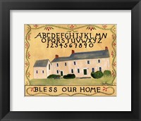 Bless Our Home Abc Framed Print