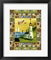 Angel American Faith Family Framed Print