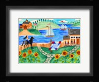 Cottage By The Sea Fine Art Print