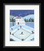 Snow Ball Baseball Fine Art Print