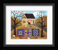 Mama's Corgi Quilt Farm Fine Art Print