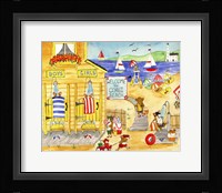 Welcome To Corgi Dog Beach Fine Art Print