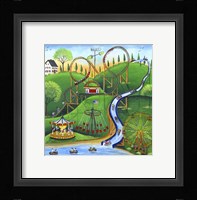 Amusement Park Rides Fine Art Print