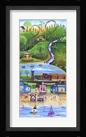 Carnival Train Rides by the Beach Fine Art Print