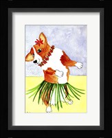 Hola Dog Dance Framed Print
