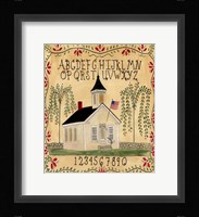 American School House Fine Art Print
