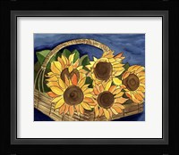 Sunflower Basket Fine Art Print