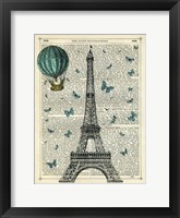 Eiffel Butterflies Fine Art Print