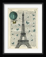 Eiffel Butterflies Fine Art Print