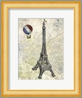 Eiffel Map Fine Art Print