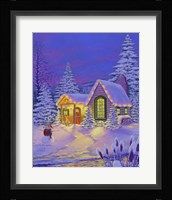 Xmas Cabin Fine Art Print