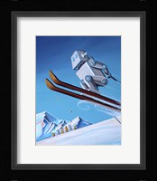 The Downhill Race Fine Art Print