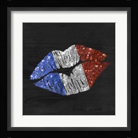 French Kiss Framed Print