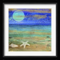 Turquoise Moon Night Fine Art Print