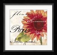Paris Songs II Framed Print