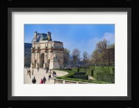 Arc de Triomphe du Carroussel and the Tuileries Garden Fine Art Print
