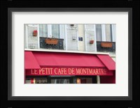 Cafe on Montmartre Framed Print