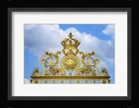 Golden Gate Of The Palace Of Versailles II Framed Print
