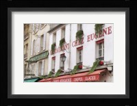 Monmartre Restaurant Framed Print