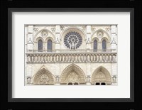 Notre Dame Facade Details I Framed Print