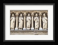 Notre Dame Facade Details III Framed Print