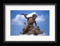 Pont Alexandre III Statue II Fine Art Print