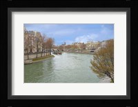 Seine River In Paris Center Fine Art Print