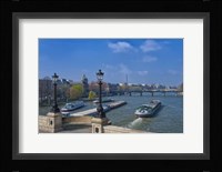 The Pont Neuf And Seine River Framed Print