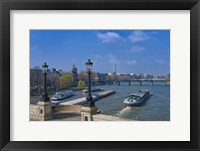 The Pont Neuf And Seine River Framed Print