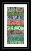 Bordeaux Wines Fine Art Print