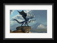 Blue Dragon Fine Art Print